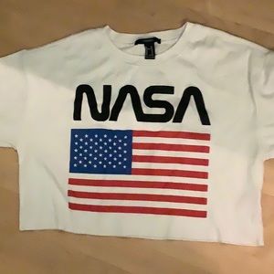 Cropped Nasa Shirt